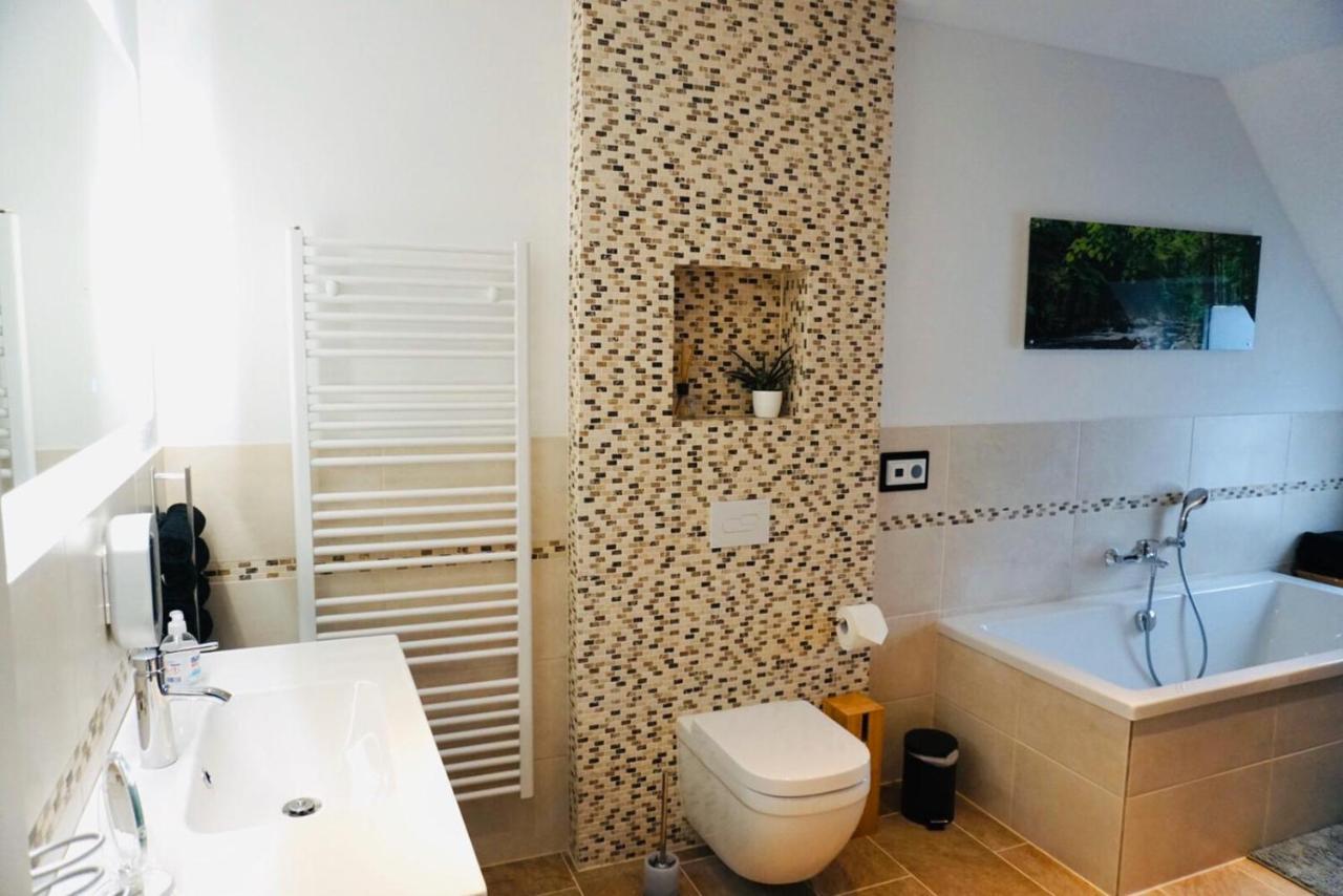 Fewo26 Im Sagenharz - Stilvolles Family-Apartment, 2 Sz, Klimaanlage, Wlan, Netflix & Free Parking Thale Exterior foto